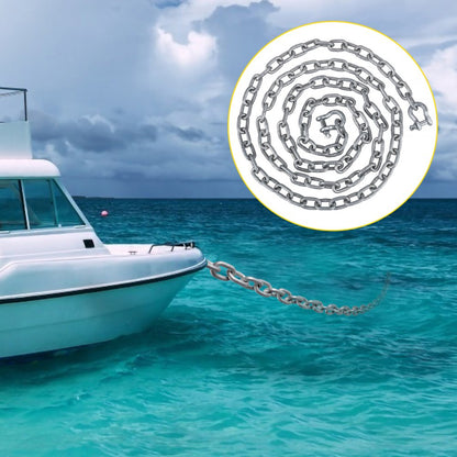 20' x 5/16" Galvanized Steel Chain - SH006-DXTZ for Heavy-Duty Marine Use