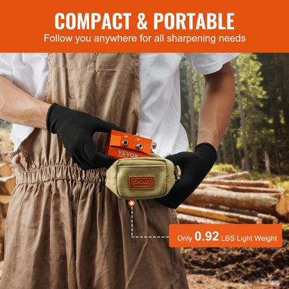 CY-SDGJ1 - Durable Chainsaw Sharpener with 4 Heads for 4"-22" Chainsaws