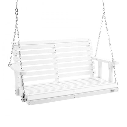 YQ-117A - Durable 4ft Cedar Porch Swing with Heavy-Duty Steel Chains