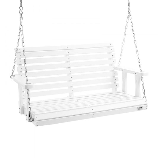 YQ-117A - Durable 4ft Cedar Porch Swing with Heavy-Duty Steel Chains