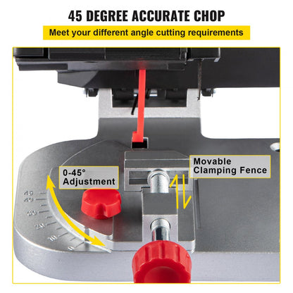 J1F-DC50 - Compact Mini Miter Saw for Precise Cuts in Wood, Metal & Plastic