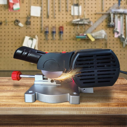 J1F-DC50 - Compact Mini Miter Saw for Precise Cuts in Wood, Metal & Plastic