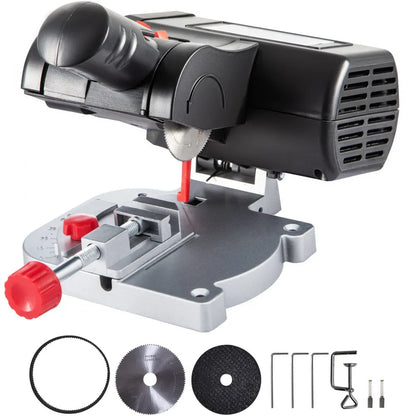 J1F-DC50 - Compact Mini Miter Saw for Precise Cuts in Wood, Metal & Plastic