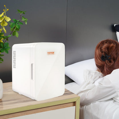 MFA-10L-C - Compact 10L Mini Fridge for Skincare & Snacks, Quiet Design