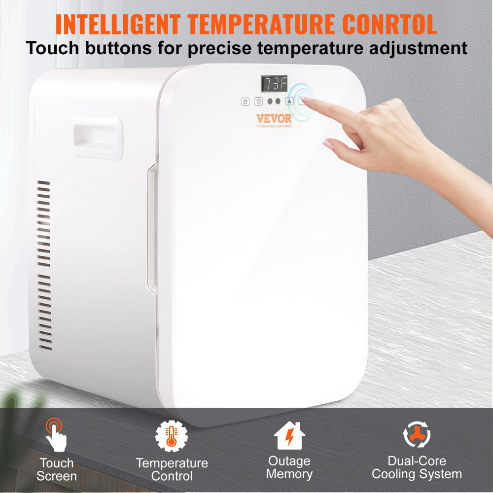MFA-20L-F - VEVOR 20L Mini Fridge for Drinks, Quiet 45dB Operation