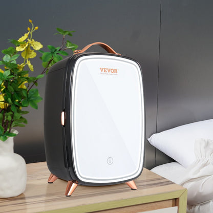 CBA-6L-I - Portable 6L Mini Fridge with LED Light for Skincare & Snacks
