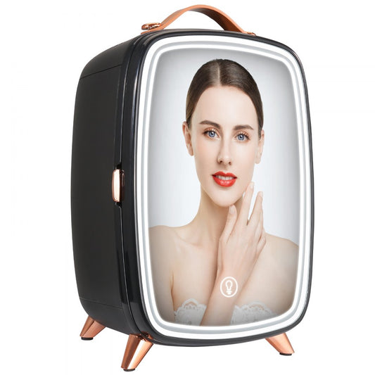 CBA-6L-I - Portable 6L Mini Fridge with LED Light for Skincare & Snacks