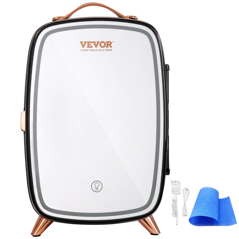 CBA-6L-I - Portable 6L Mini Fridge with LED Light for Skincare & Snacks
