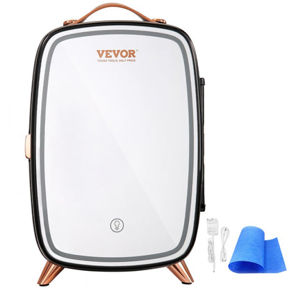 CBA-6L-I - Portable 6L Mini Fridge with LED Light for Skincare & Snacks
