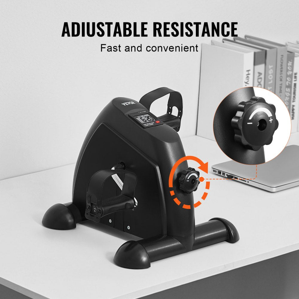 HY-F6006 - Compact Under Desk Exercise Bike with LCD Display and Adjustable Resistance