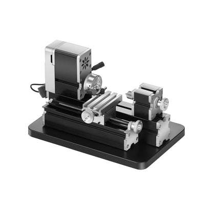 7X12 - Compact All-Metal Lathe Machine, 20,000 RPM Cutting Speed