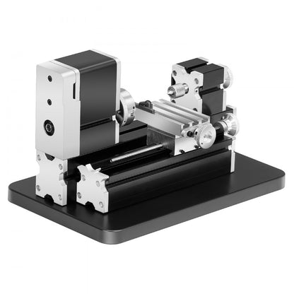 7X12 - Compact All-Metal Lathe Machine, 20,000 RPM Cutting Speed