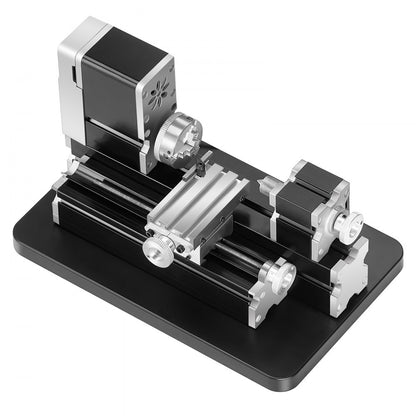 7X12 - Compact All-Metal Lathe Machine, 20,000 RPM Cutting Speed