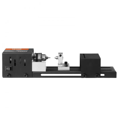 HS001 - Compact VEVOR Mini Lathe Machine, 2.76" x 6.3", 96W Power