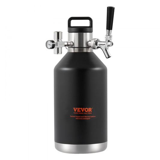 KIT BEER-23 - 128Oz Stainless Steel Mini Keg with CO2 Regulator