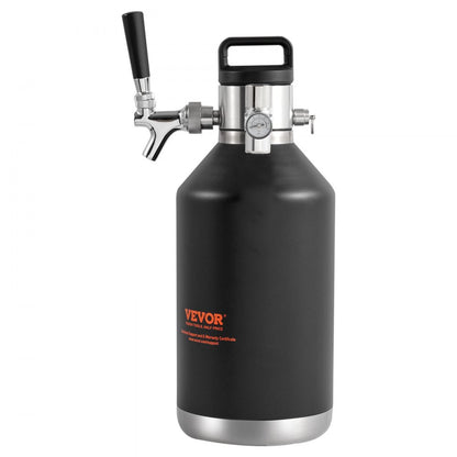 KIT BEER-23 - 128Oz Stainless Steel Mini Keg with CO2 Regulator