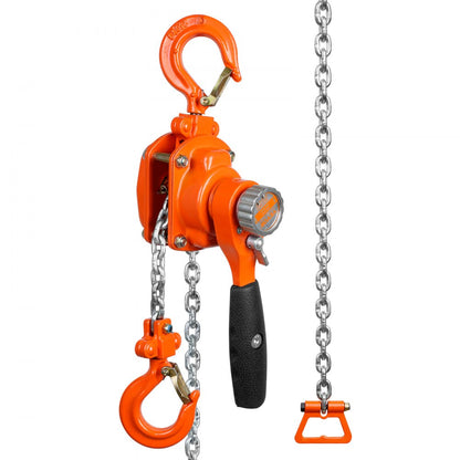 010754386688 - 10FT VEVOR Chain Hoist, 550 lbs Capacity, Lightweight & Durable