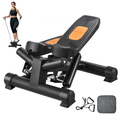 RB-SP01 - Compact Mini Twist Stepper with Resistance Bands & LCD Display