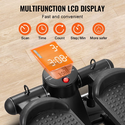 RB-SP03 - Mini Stepper with Resistance Bands and Digital Display