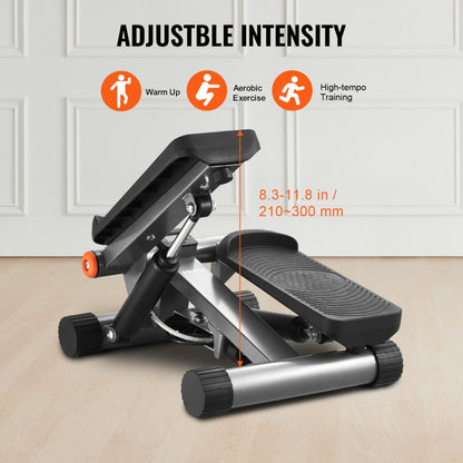 RB-SP04 - Hydraulic Mini Stepper with Resistance Bands for Home Workouts