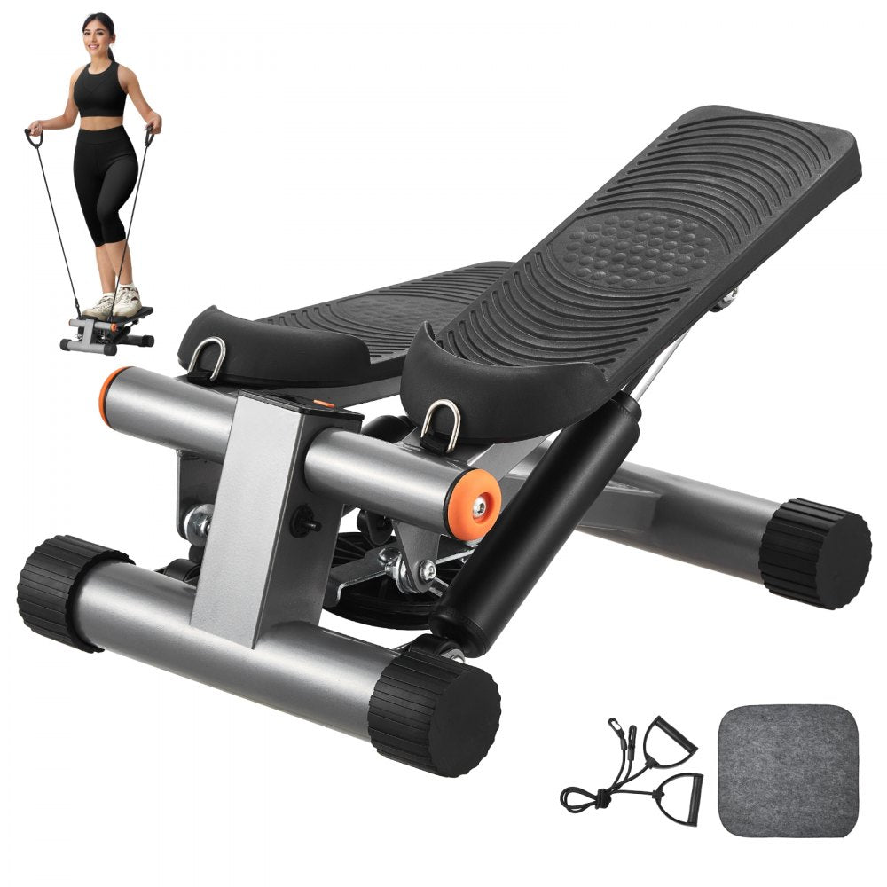 RB-SP04 - Hydraulic Mini Stepper with Resistance Bands for Home Workouts