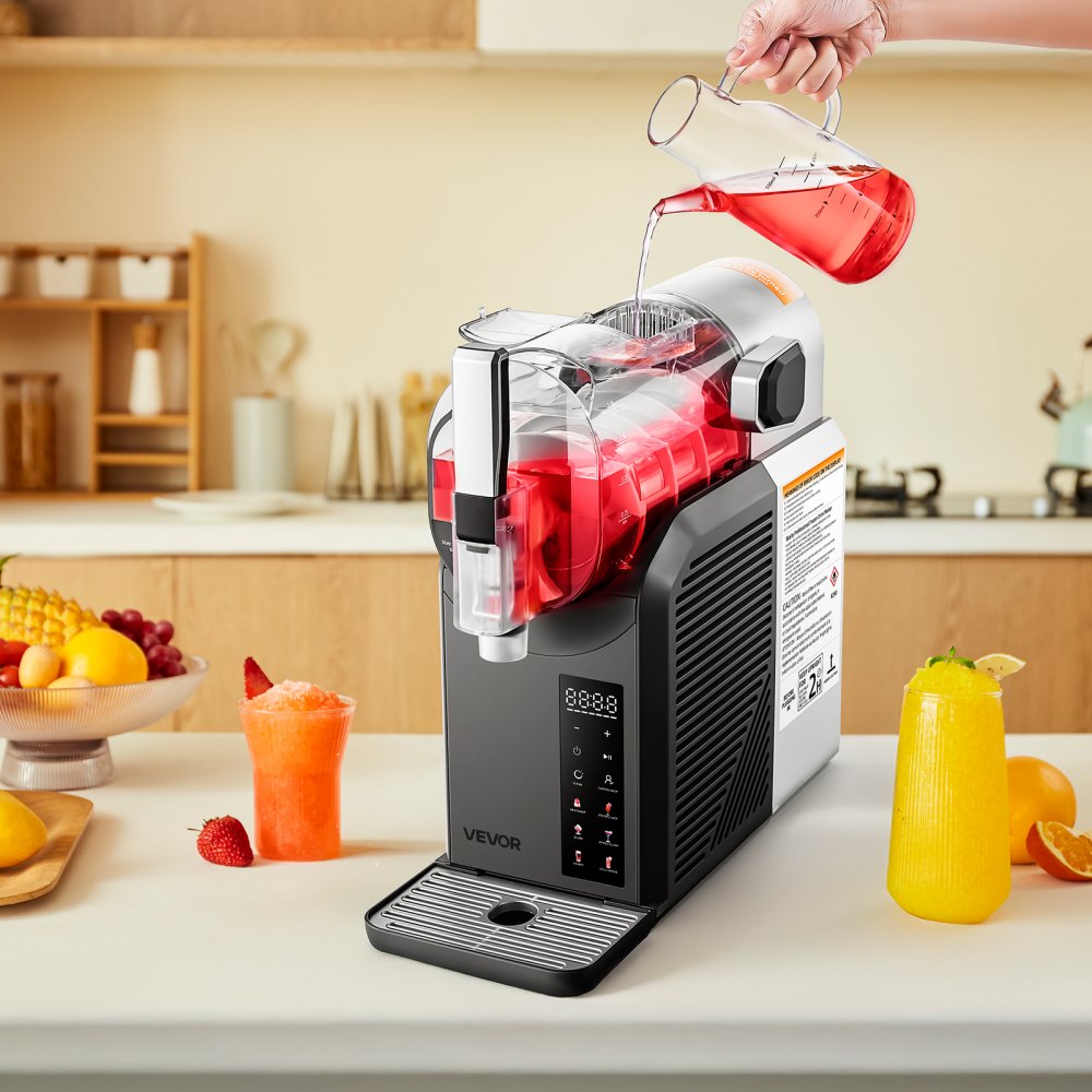 R1-RXR02(W)-N7-3-01 - 2L Slushy Maker with 6 Programs and Self-Cleaning