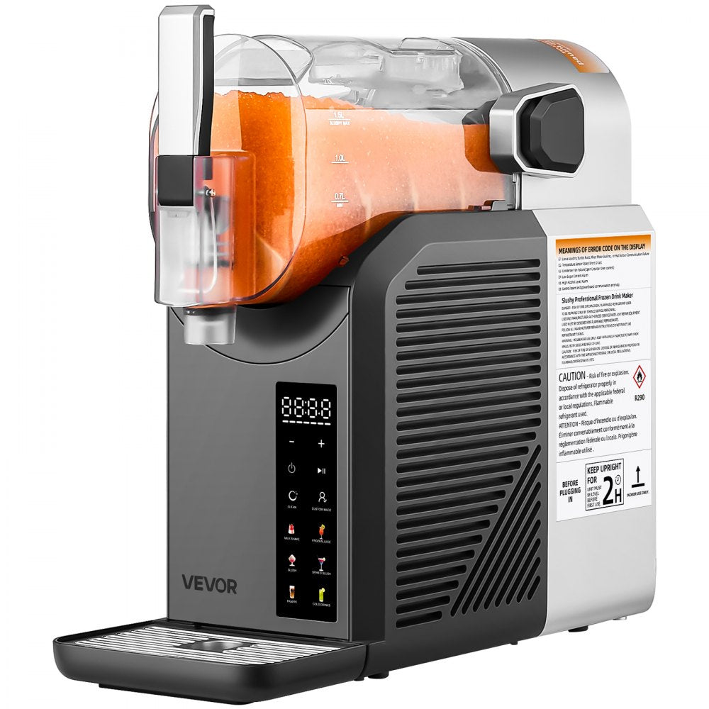 R1-RXR02(W)-N7-3-01 - 2L Slushy Maker with 6 Programs and Self-Cleaning