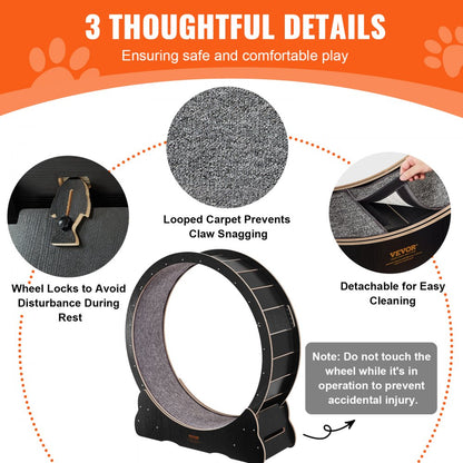 4.0 XL - Durable Cat Exercise Wheel, Indoor Treadmill for Pets Up to 25 lbs