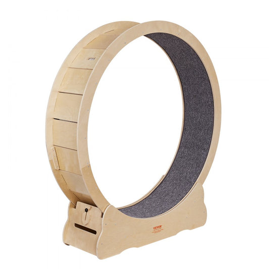 4.0 XXL - Durable Wooden Cat Exercise Wheel with 13.4" Wide Base