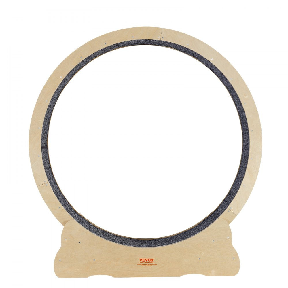 4.0 XXL - Durable Wooden Cat Exercise Wheel with 13.4" Wide Base