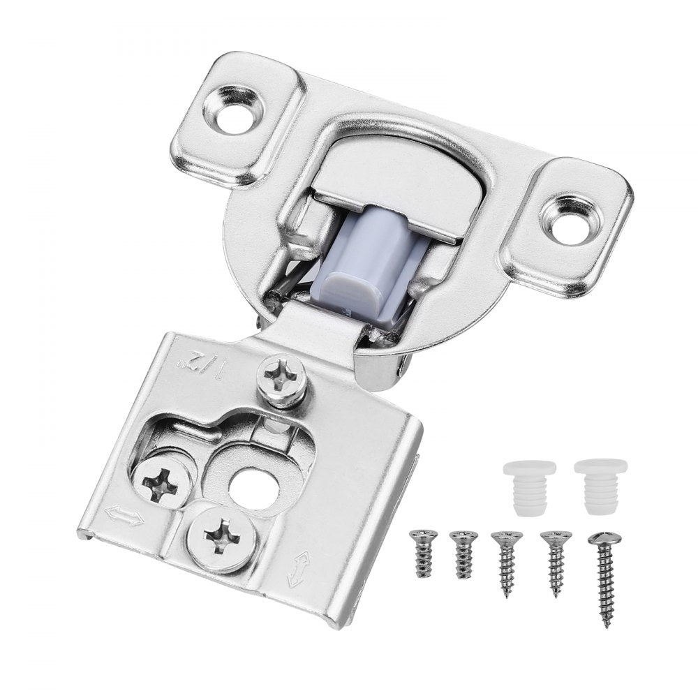 PHS25201-20 - 105° Silent Soft Close Stainless Steel Cabinet Hinges, 20 Pack