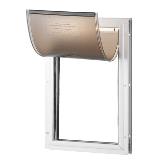 CWM01-S - Durable Aluminum Pet Door for 1.06-2" Thick Doors