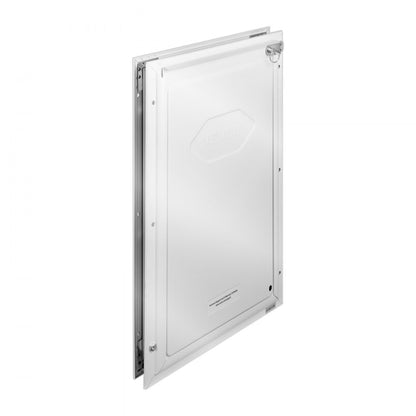 CWM01-XL - Weatherproof Aluminum Pet Door with PVC Flap for Easy Access