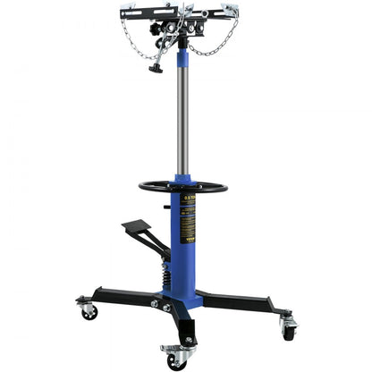 1100BLUEJACK - 1100 lbs Adjustable Hydraulic Transmission Jack, Extends 33.5" to 67"
