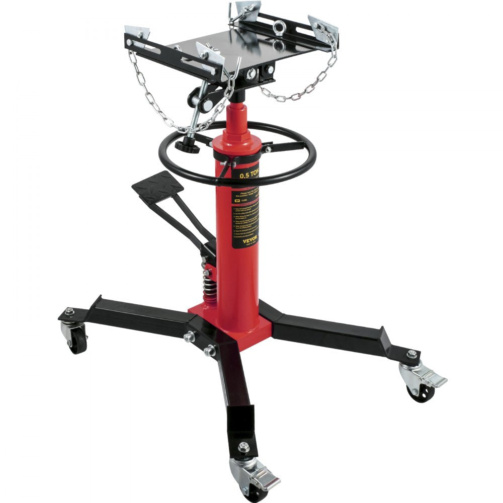 1100REDJACK - 1100 lbs Heavy-Duty Hydraulic Transmission Jack with Adjustable Tray