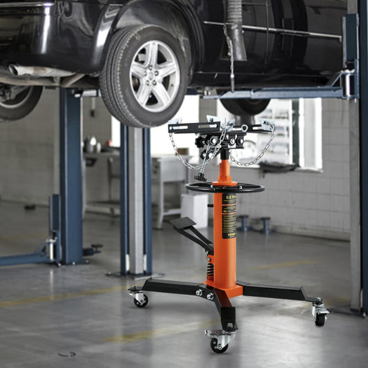 1100ORANGEJACK - 1100LBS Hydraulic Transmission Jack, 33.5"-67" Lift Range