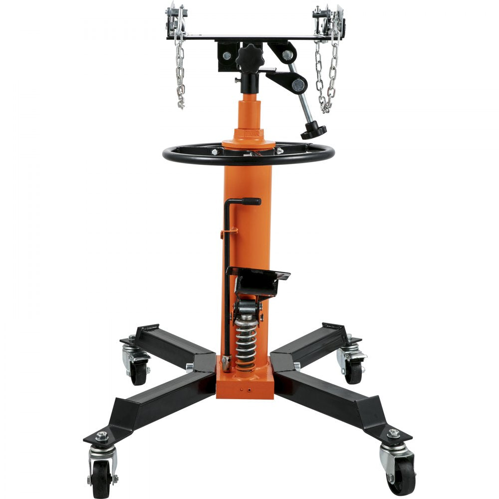 1100ORANGEJACK - 1100LBS Hydraulic Transmission Jack, 33.5"-67" Lift Range