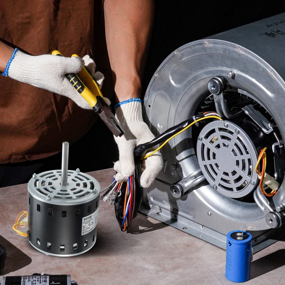 010774062575 - 1/2HP 48 Frame Blower Motor, 3.4" Shaft, CW/CCW Rotation