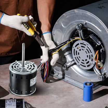 010838840811 - Durable 3/4HP Furnace Blower Motor with Dual Rotation & Accessories