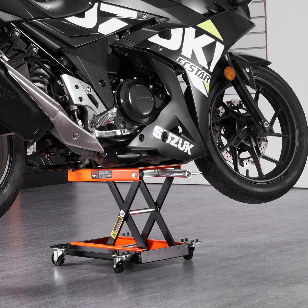 M110203 - 1100 lbs VEVOR Scissor Lift for Motorcycles & ATVs, Compact Design