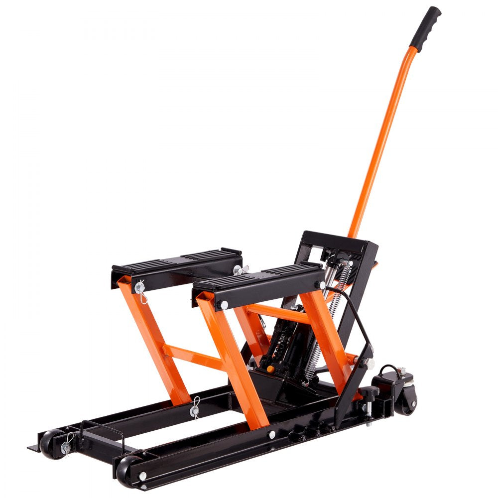 ZX0901-7B - 1500 lbs Hydraulic Motorcycle Lift Jack for Easy Maintenance