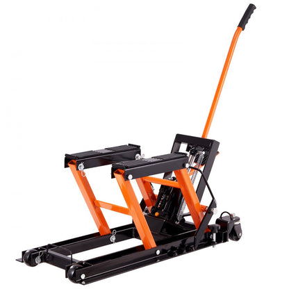 ZX0901-7B - 1500 lbs Hydraulic Motorcycle Lift Jack for Easy Maintenance