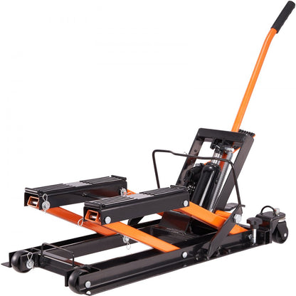 ZX0901-7B - 1500 lbs Hydraulic Motorcycle Lift Jack for Easy Maintenance