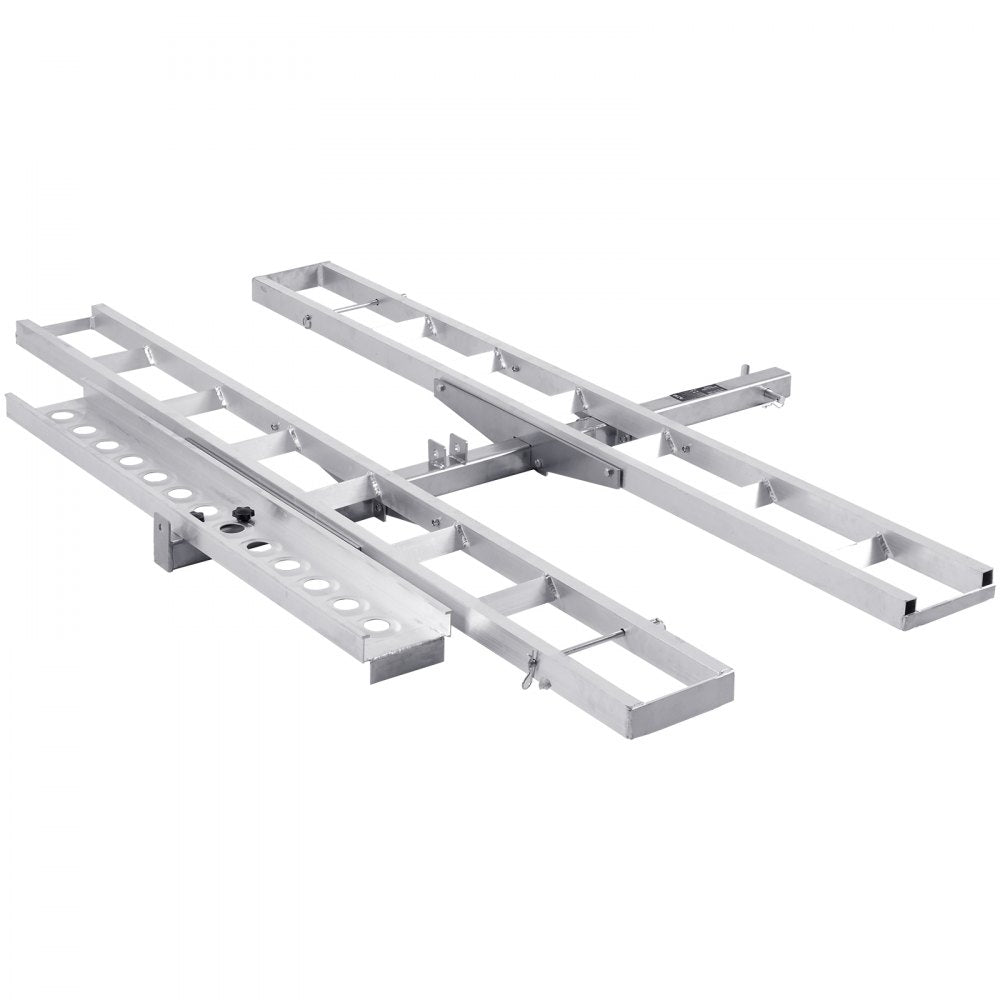 TD-1004-08 - Durable Aluminum Motorcycle Carrier, 600 lbs Capacity, Easy Assembly