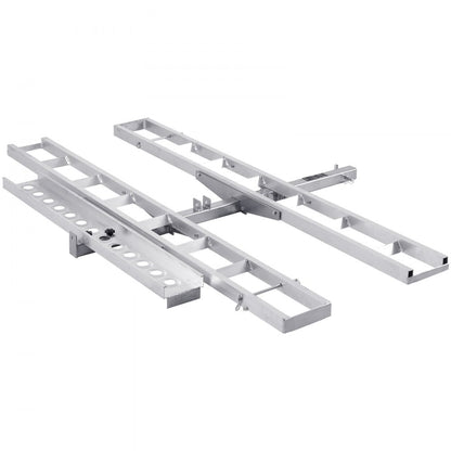 TD-1004-08 - Durable Aluminum Motorcycle Carrier, 600 lbs Capacity, Easy Assembly