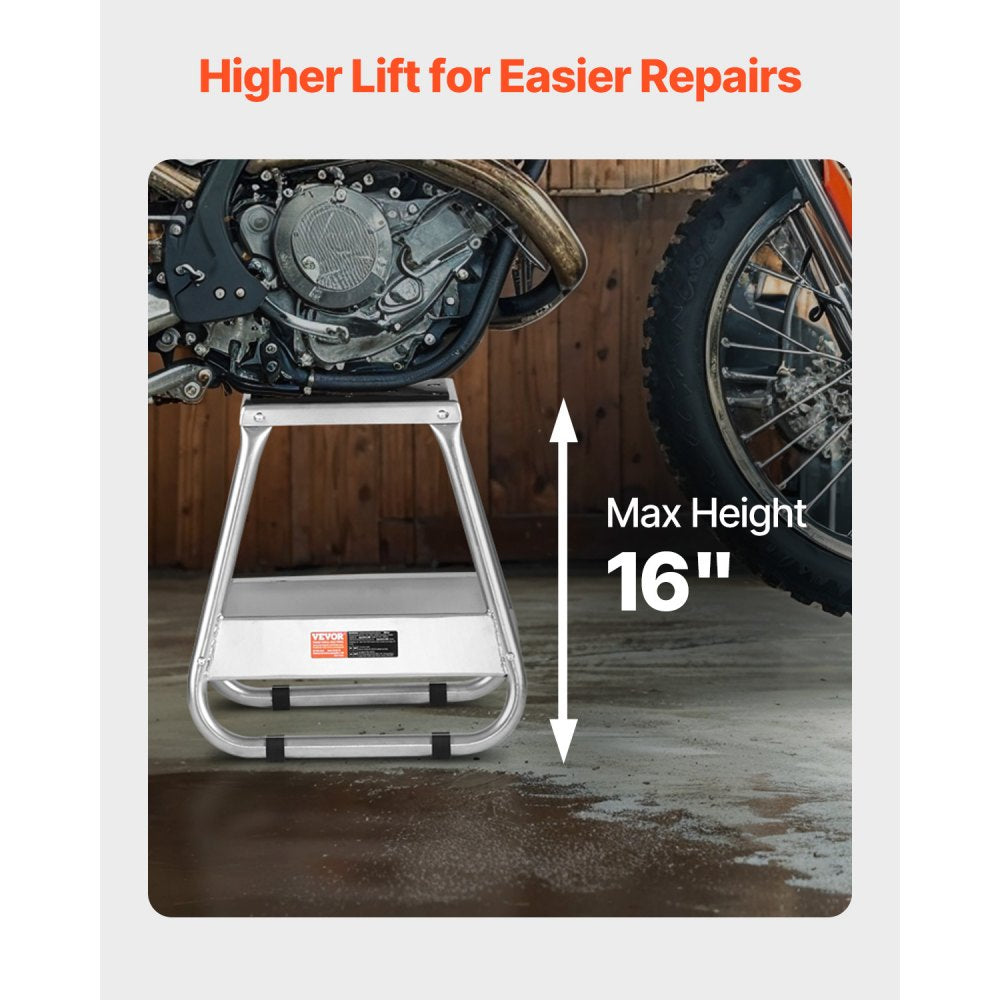 TD-007-02 - Heavy-Duty Steel Motorcycle Stand for Maintenance and Storage