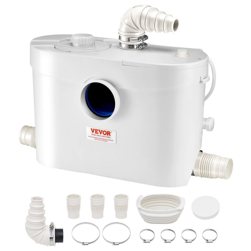 FLO900 - 900W Macerator Pump, 40ft Lift Capacity for Waste Management