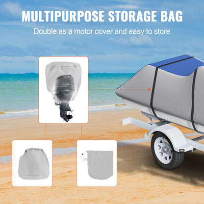 SXYMTTZ126-135 - Heavy-Duty Waterproof Jet Ski Cover, 126"-135" with Storage Bag