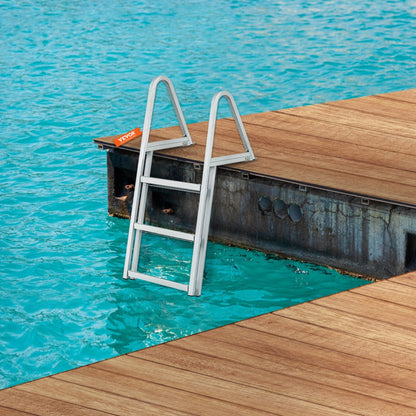 010292251737 - 3-Step Aluminum Dock Ladder for Safe & Easy Water Access