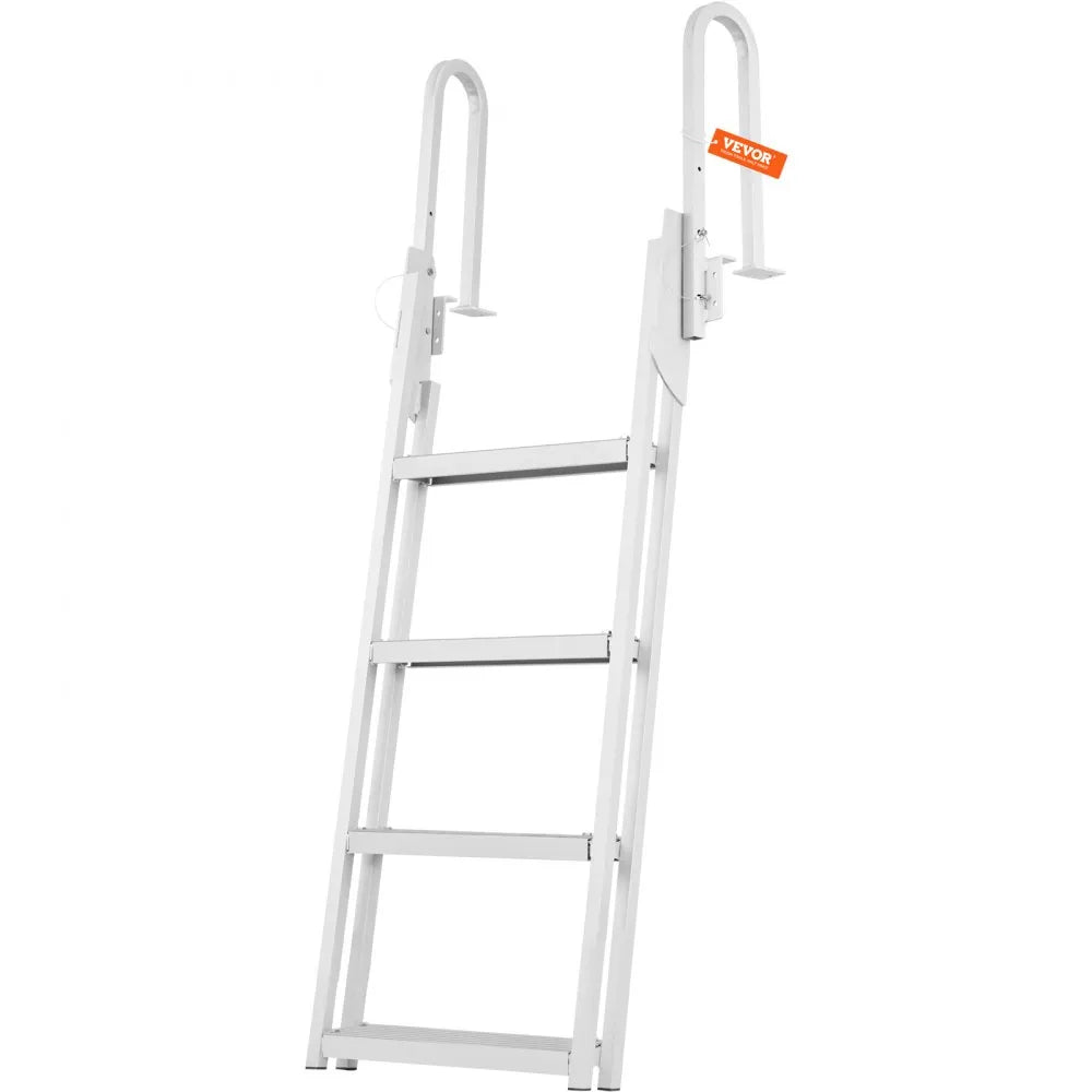 010359024576 - 350 lbs Capacity Aluminum Dock Ladder with Non-Slip Steps